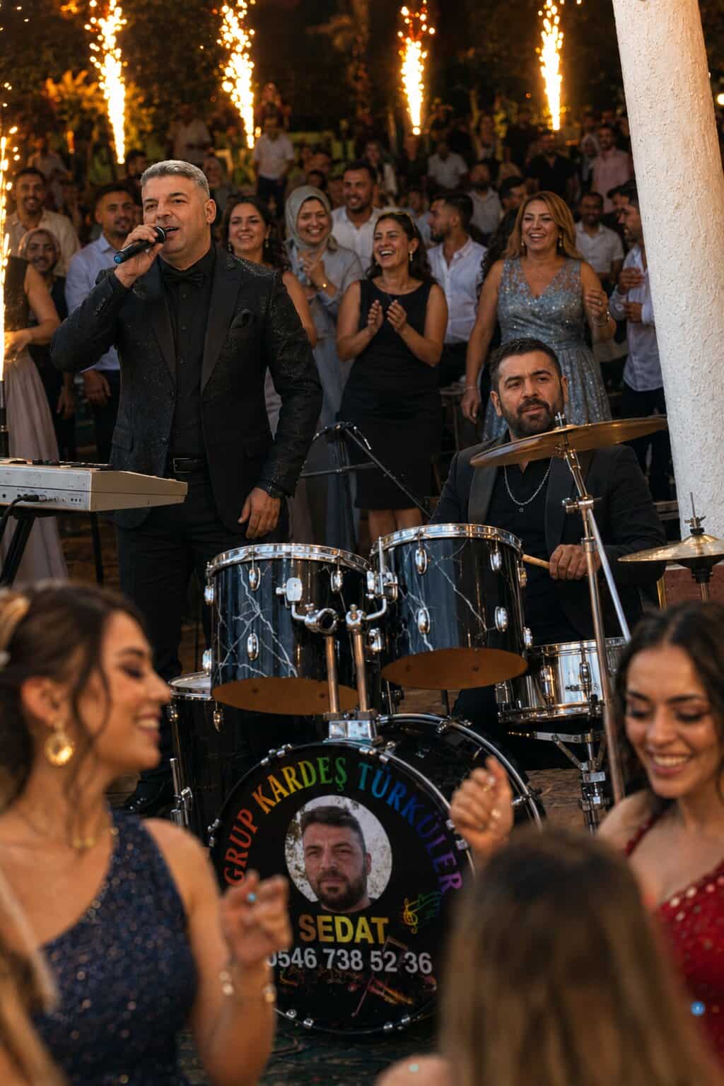 Canlı müzik ekibi düğün eğlencesi